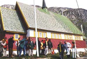 Varden bygges 1997.  Suulut Foto.